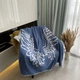 Плед SoundSleep Wings хлопковый 140х200 см синий (653590756125) - изображение 5