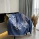 Плед SoundSleep Wings хлопковый 140х200 см синий (653590756125) - изображение 6