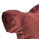 Декоративна наволочка SoundSleep Muslin Burgundy 45х45 см із рюшами бургунді (94331776) - зображення 2