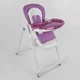 Стульчик для кормления Toti W-62005 (1) мягкий PU, мягкий вкладыш, 4 колеса, съемный столик, в коробке (W-62005) - изображение 1