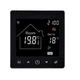 WiFi терморегулятор для теплого пола HeatTech HTW122-240 теплорегулятор сенсорный комнатный 3500 Вт Черный - изображение 1