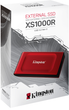 SSD диск Kingston XS1000 Portable 2000GB USB 3.2 Gen 2 Red (SXS1000R/2000G) - зображення 5