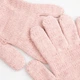 Детские зимние вязаные перчатки для девочек Coccodrillo Accessories Winter Girl ZC4360315AWG-007 XL Розовые (5904986427804) - изображение 2