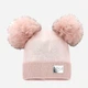 Детская зимняя шапка-бини с помпоном для девочки Coccodrillo Accessories Winter Girl ZC4364315AWG-007 50 Розовая (5904986427712) - изображение 1