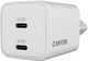 Ładowarka Canyon GaN 2xUSB-C PD 45W White (CNS-CUW45CC) - obraz 3