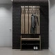 Прихожая Fenster Кредо 3 Черный/Аликанте (PR0065-07) - изображение 1