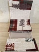 Турецкое новогоднее постельное белье First Choice фланель Winter beige полуторное - изображение 2