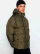 Куртка зимняя короткая мужская Trendyol TMNAW23MO00086 2XL Хаки (8683049848622) - изображение 1