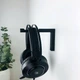 Кронштейн настенный для наушников Черный 15*10 см - изображение 1