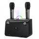 Портативна Bluetooth Акустика Hoco BS41 Plus з дискошаром та двома мікрофонами Чорна - зображення 1