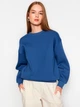 Свитшот на флисе женский Trendyol TWOAW24SW00101 S Синий (8683049013389) - изображение 1