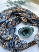 Дизайнерська хустка "Синій океан любові" від бренда My Scarf, подарунок жінці - изображение 2