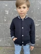 Бомбер теплый Blueland для мальчика 6-9 лет , 116, Синий - изображение 3
