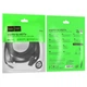 Кабель подовжувач HDMI на HDMI HOCO HDTV male to HDTV female HD extension data cable (1m, 4K, 60Hz). Black - зображення 8