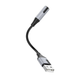 Внешняя звуковая карта BOROFONE Creator external sound card USB to mini-jack 3.5mm (0.15m, USB, DAC). Black - изображение 4