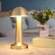 Портативная светодиодная настольная лампа-ночник Гриб DOWN LIGHT EL-SD-019 с розёэмом USB Type-C и аккумулятором емкостью 800 мАч в трех цветах - изображение 9