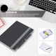 Блокнот із кульковою ручкою Troika SLIM PAD A5, червоний - зображення 2