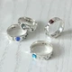 Серебряное кольцо Цефеида sapphire 4мм 17.5 размер - изображение 3
