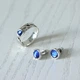 Серебряное кольцо Цефеида sapphire 4мм 17.5 размер - изображение 5