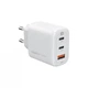 Зарядное устройство Intaleo 65W GAN 2USB-C PD+USB-A QC 3.0 white (1283126559525) (231985) - изображение 1