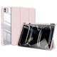 Чохол книжка з підставкою для планшета та тримачем для стілусу Dux Ducis Toby Series iPad Air 6 13" (2024) / Pro 12.9" (2018/2020/2021/2022) pink - зображення 1