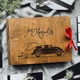 Деревянный свадебный фотоальбом на подарок молодоженам "Just Married" | подарок на деревянную свадьбу - изображение 1