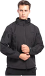 Водонепроницаемая тактическая куртка SOFTSHELL с флисом Solve Black KT6000801 размер M - изображение 1