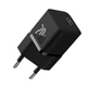 Мережевий зарядний пристрій Baseus GaN5 Fast Charger(mini) 1C 20W EU Cluster Black + Baseus Dynamic 3 Series Fast Charging Data Cable Type-C to Type-C (P10110900113-00) - зображення 2