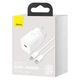 Мережевий зарядний пристрій Super Si PD Charger Mini 25W (Type-C) блок живлення+кабель Type-C білий, Baseus (TZCCSUP-L02) - зображення 6