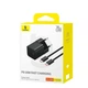 Мережевий зарядний пристрій Baseus GaN5 Fast Charger(mini) 1C 20W EU Cluster Black + Baseus Dynamic 3 Series Fast Charging Data Cable Type-C to Type-C (P10110900113-00) - зображення 5