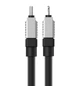 Кабель Type-C to Lightning для Iphone CoolPlay (1м) для зарядки і передачі даних чорний, Baseus (CAKW000001) - зображення 2