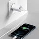 Сетевое зарядное устройство 1Type-C+1USB на 30W с быстрой зарядкой QC+PD блок питания белый Baseus (CCSUPP-E02) - изображение 6