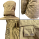 Куртка на флисе тактическая Pave Hawk PLY-6 Sand Khaki 2XL мужская холодостойкая с капюшоном - изображение 6