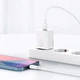 Сетевое зарядное устройство Baseus Super Silicone PD 30W Type-C White (CCSUP-J02) [78686] - изображение 7