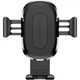 Автодержатель с беспроводной зарядкой Baseus Wireless Charger Gravity Car Mount Black (WXYL-01) [85328] - изображение 2