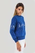 Жіночий новорічний світшот з оленями XS | 40-42 UKRS-8838 UkrGlamour - изображение 4