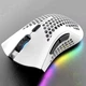 Беспроводная оптическая компьютерная мышь BM600 с RGB подсветкой и разрешением DPI 3200, 800 мАч, белая "G" (91838079) - изображение 2