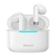 Бездротові навушники BASEUS True Wireless Earphones Bowie E9, IPX5, BT5.3, 40mAh, 400mAh, 5h (NGTW120002) white - зображення 1