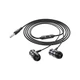 Наушники Borofone BM75 Platinum metal universal earphones with microphone 1.2m (серый) - изображение 1