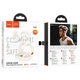 Беспроводные TWS наушники Hoco EA1, открытые, BT5.3, 90mAh, 500mAh, 10h, milky white - изображение 5