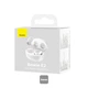 Наушники Baseus E2 True Wireless Earphones Bowie |BT5.2, 40/300mAh, 5H, Location, OTA| (NGTW090001) white - изображение 3