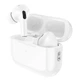 Беспроводные вакуумные наушники Hoco EW77, BT5.4, TWS, 30mAh, 300mAh, 4h, white - изображение 2