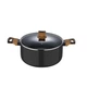 Кастрюля с крышкой Bergner Earth black 24 см 4.3 л (BG-32036-BK) - изображение 6