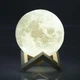 Нічник 3D світильник місяць Moon Touch Control 15 см, 5 режимів - зображення 2