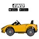 Дитячий електромобіль Bambi Racer Ferrari F8 Tributo M 5860EBLR- Жовтий (M 5860EBLR) - зображення 4
