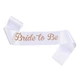 Стрічка через плече на дівич-вечір для нареченої bride to be Honey Fashion Accessories One Size білий (12-217) - зображення 1