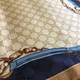 Жіноча хустка бандана шарф пов'язка на шию сумку голову Honey Fashion Accessories бежево-синій (12-231) - зображення 8