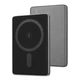 Портативний зарядний пристрій Power Bank Veron Q15 15W 5000 mAh 1xType-C з магнітною бездротовою зарядкою Чорне - зображення 1