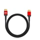 Кабель HDMI 2.1 4K 144Hz (8K 60Hz) 48Gbps, HDR, eARC, 1m (100cm) Black-Red - изображение 2
