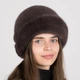 Шляпа норковая Меховой Стиль Роза 54/60 Кофе (012/G) - изображение 1